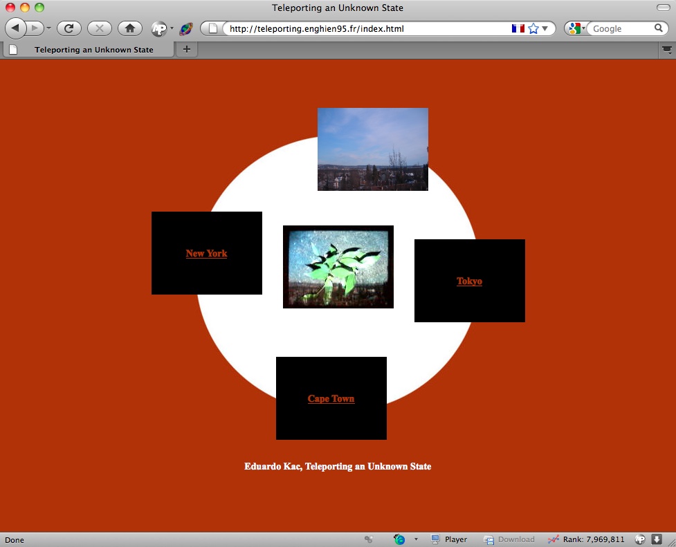 web interface